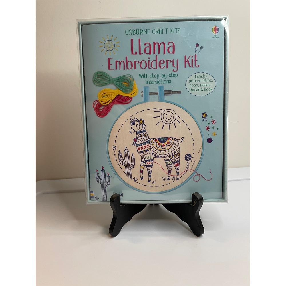 Usborne‎ Crafts Embroidery Kit   Llama